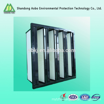 high efficiency V Pleat air filter for air purifier equipment.